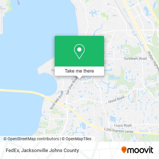 FedEx map
