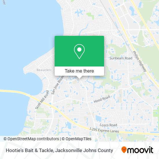 Hootie's Bait & Tackle map