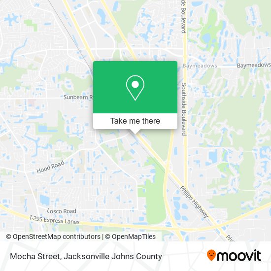 Mapa de Mocha Street