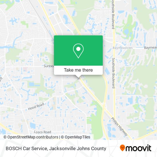 Mapa de BOSCH Car Service