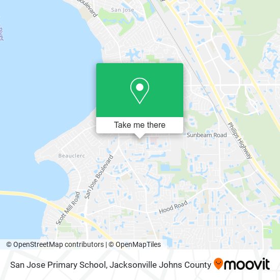 Mapa de San Jose Primary School