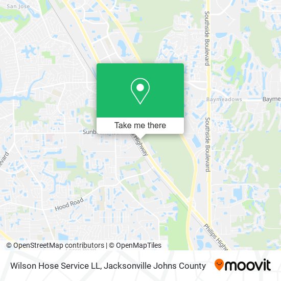 Mapa de Wilson Hose Service LL