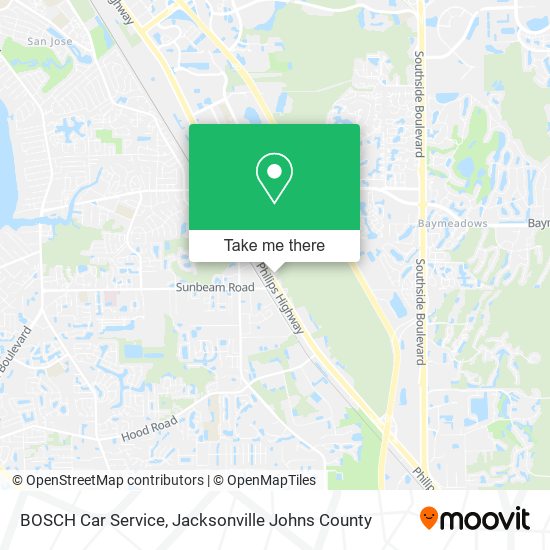 BOSCH Car Service map