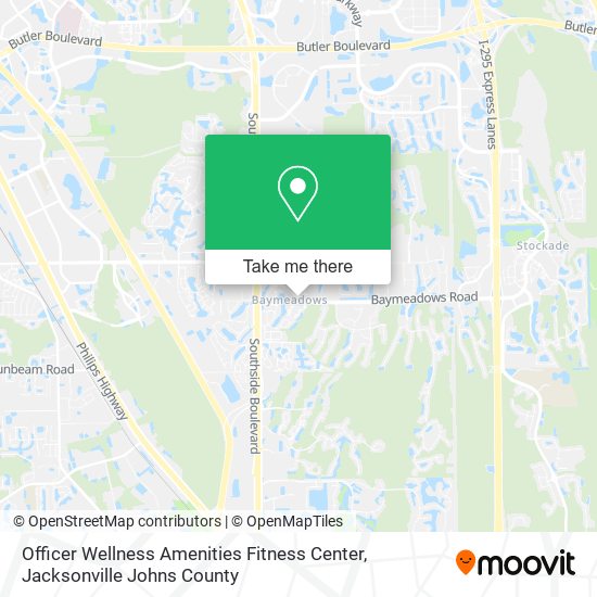 Mapa de Officer Wellness Amenities Fitness Center