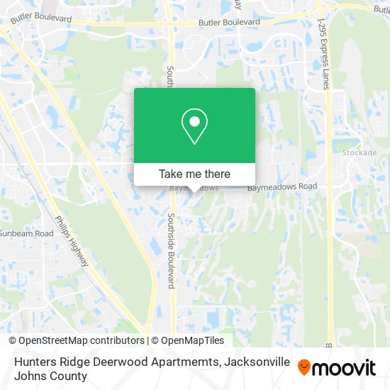 Hunters Ridge Deerwood Apartmemts map