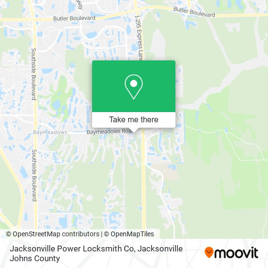 Mapa de Jacksonville Power Locksmith Co