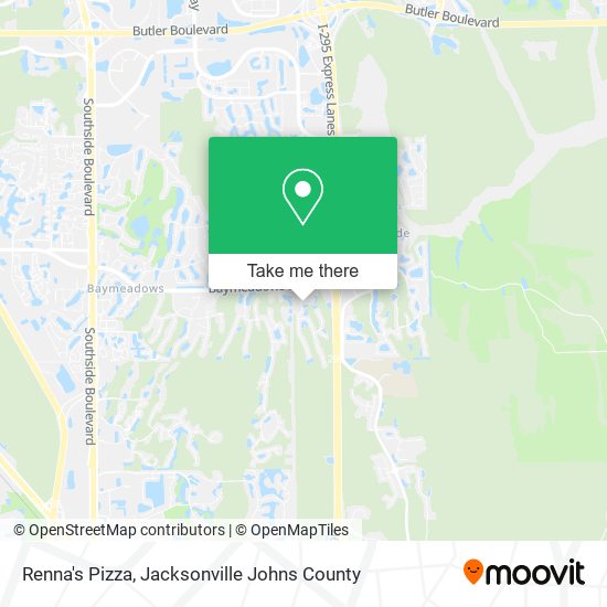 Renna's Pizza map