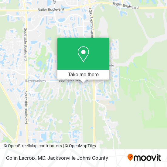Colin Lacroix, MD map