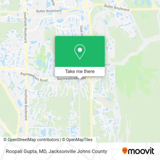 Roopali Gupta, MD map