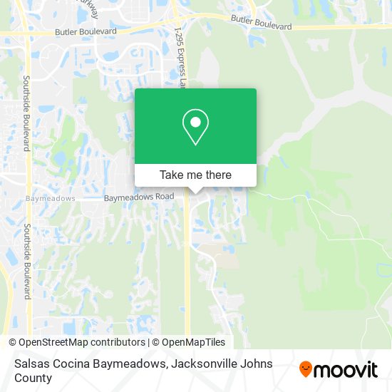 Mapa de Salsas Cocina Baymeadows