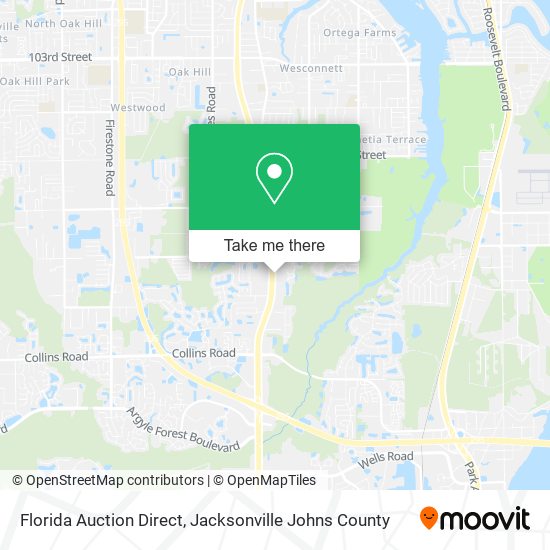 Florida Auction Direct map