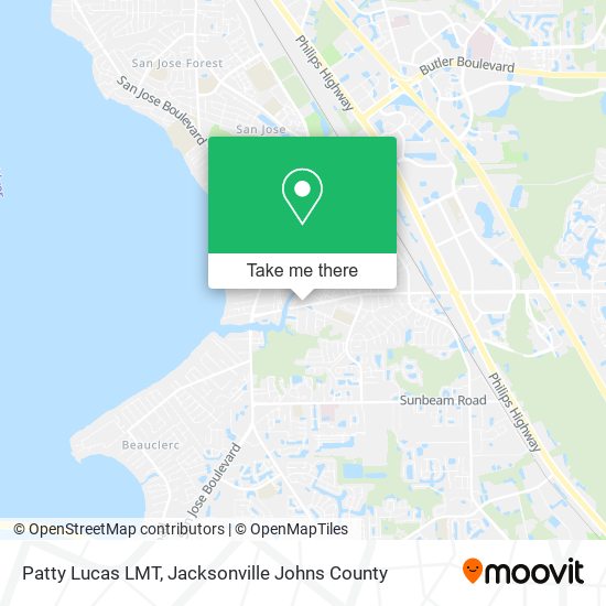 Patty Lucas LMT map