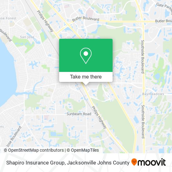 Shapiro Insurance Group map