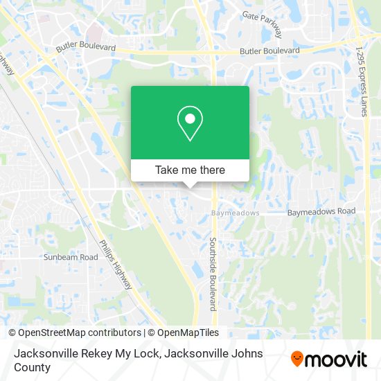 Jacksonville Rekey My Lock map