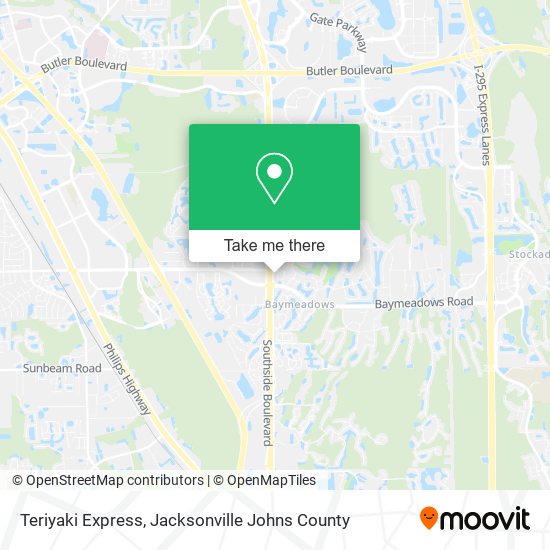 Teriyaki Express map