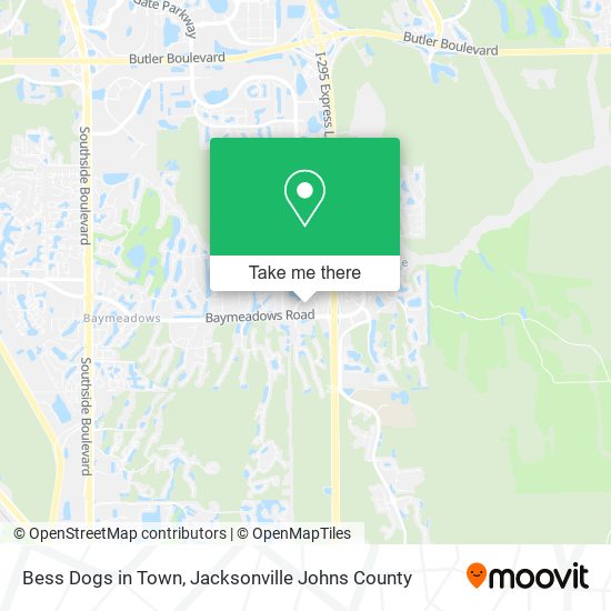 Bess Dogs in Town map