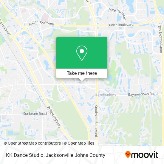 KK Dance Studio map