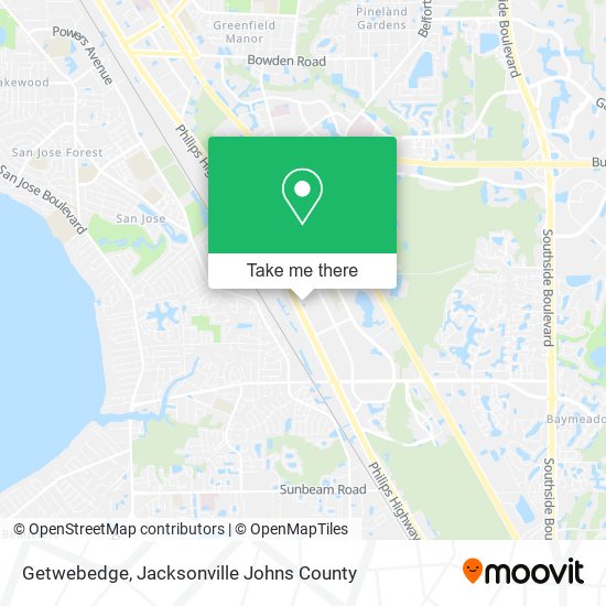 Mapa de Getwebedge