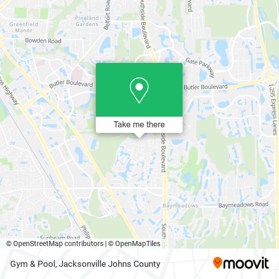 Gym & Pool map
