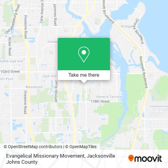 Evangelical Missionary Movement map