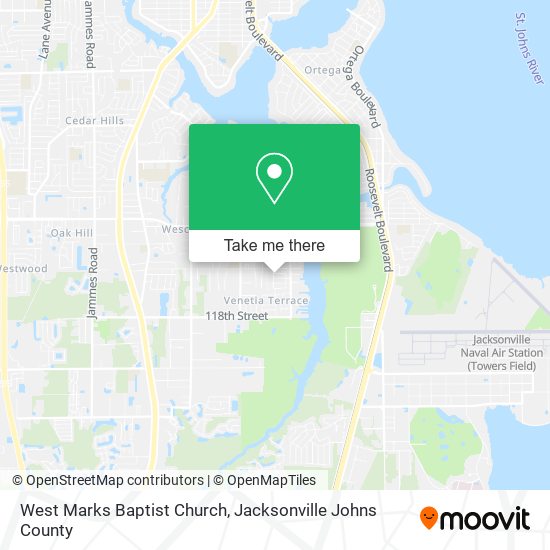 Mapa de West Marks Baptist Church