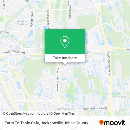 Farm To Table Cafe map