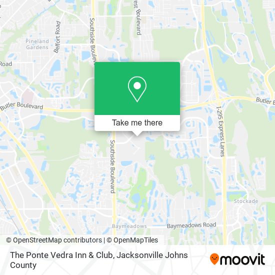 The Ponte Vedra Inn & Club map