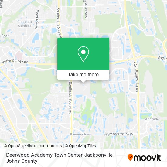 Mapa de Deerwood Academy Town Center