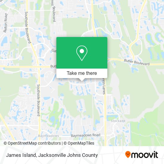 James Island map