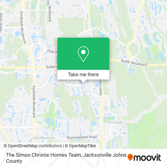 The Simon Christie Homes Team map