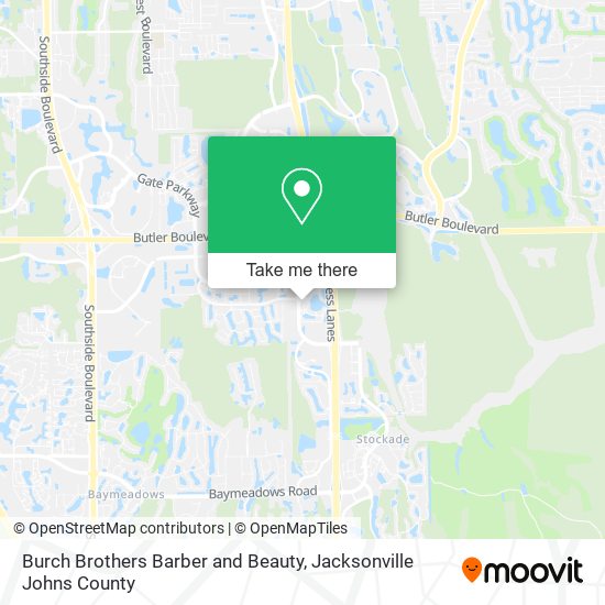Mapa de Burch Brothers Barber and Beauty