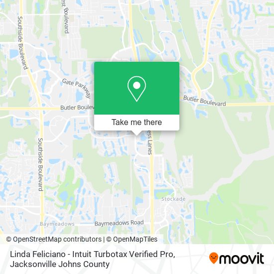 Linda Feliciano - Intuit Turbotax Verified Pro map