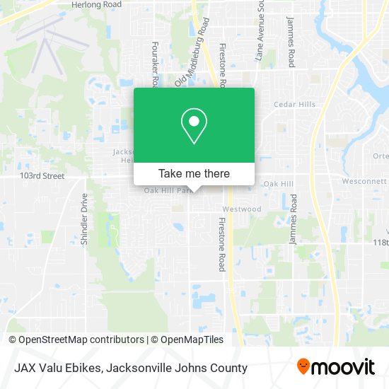 Mapa de JAX Valu Ebikes