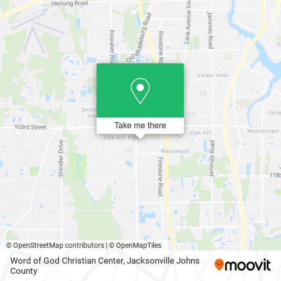 Word of God Christian Center map