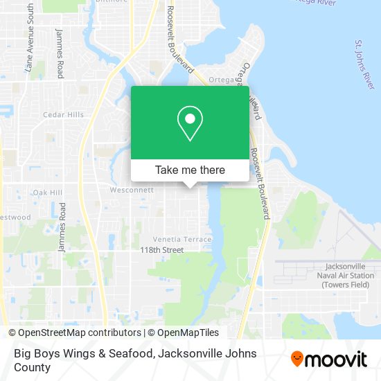 Big Boys Wings & Seafood map