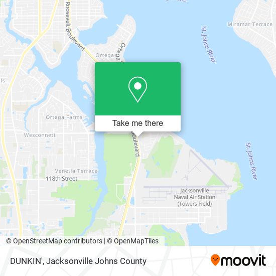 DUNKIN' map