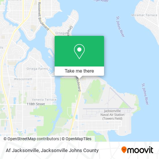 Af Jacksonville map