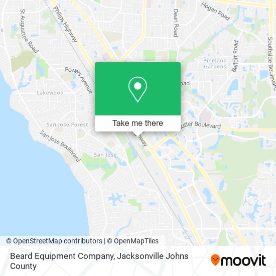 Beard Equipment Company map