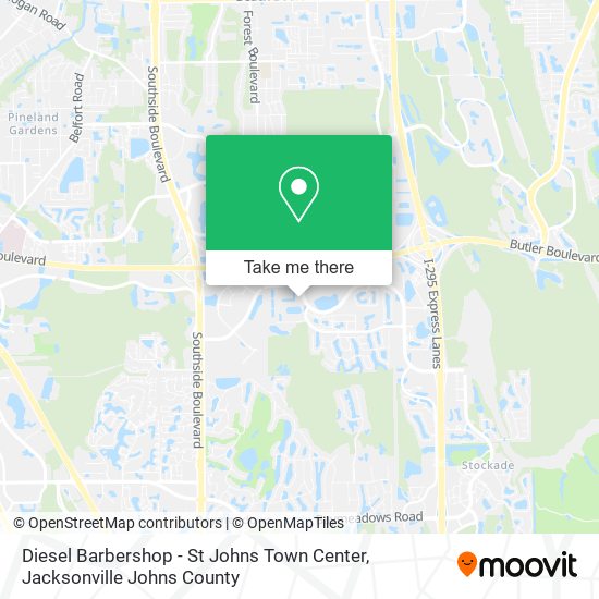 Diesel Barbershop - St Johns Town Center map