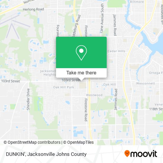DUNKIN' map