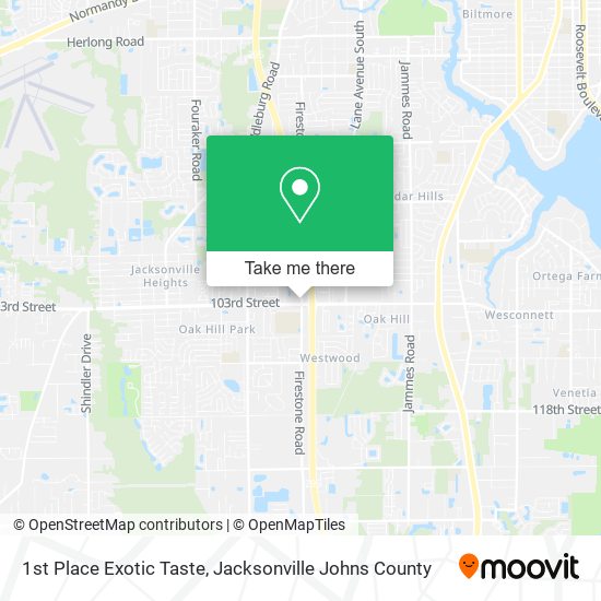 1st Place Exotic Taste map
