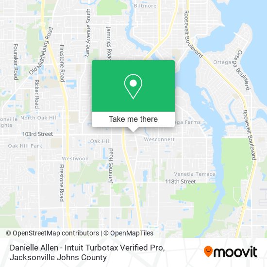 Danielle Allen - Intuit Turbotax Verified Pro map