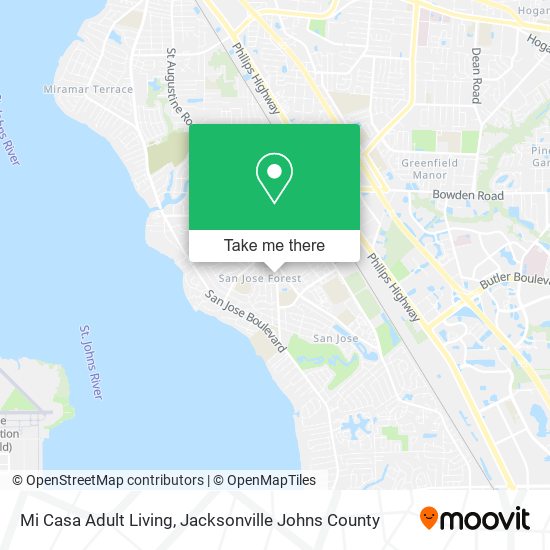 Mi Casa Adult Living map