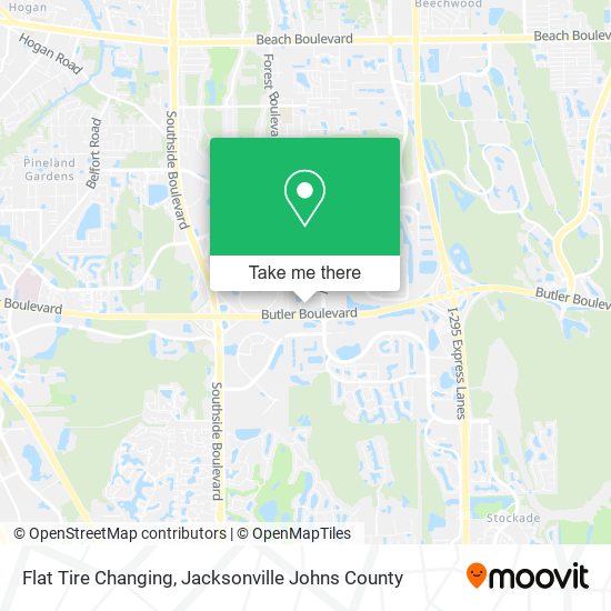 Flat Tire Changing map