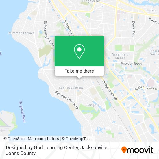 Mapa de Designed by God Learning Center