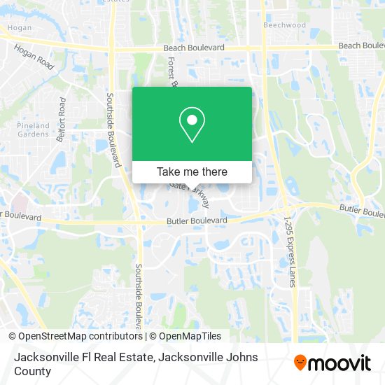 Jacksonville Fl Real Estate map