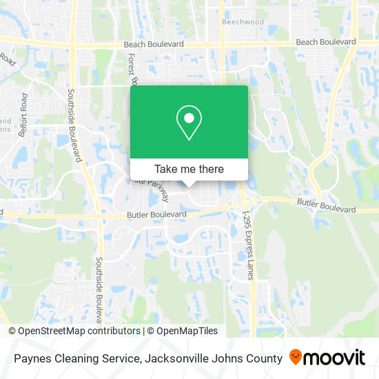 Mapa de Paynes Cleaning Service