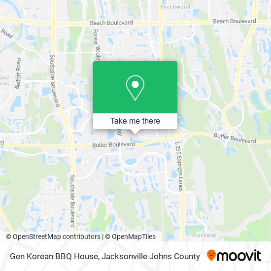 Gen Korean BBQ House map