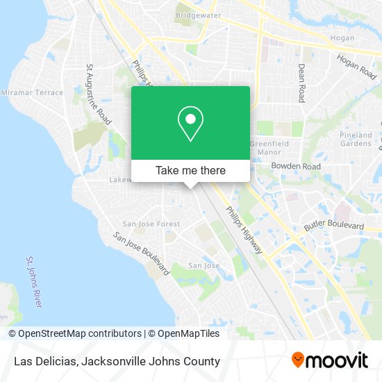 Las Delicias map