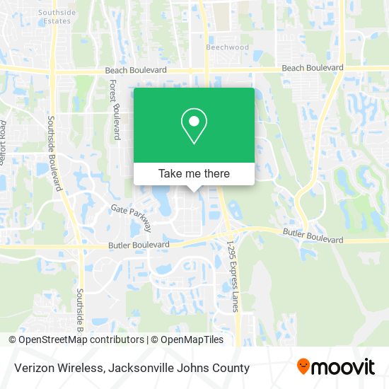 Verizon Wireless map